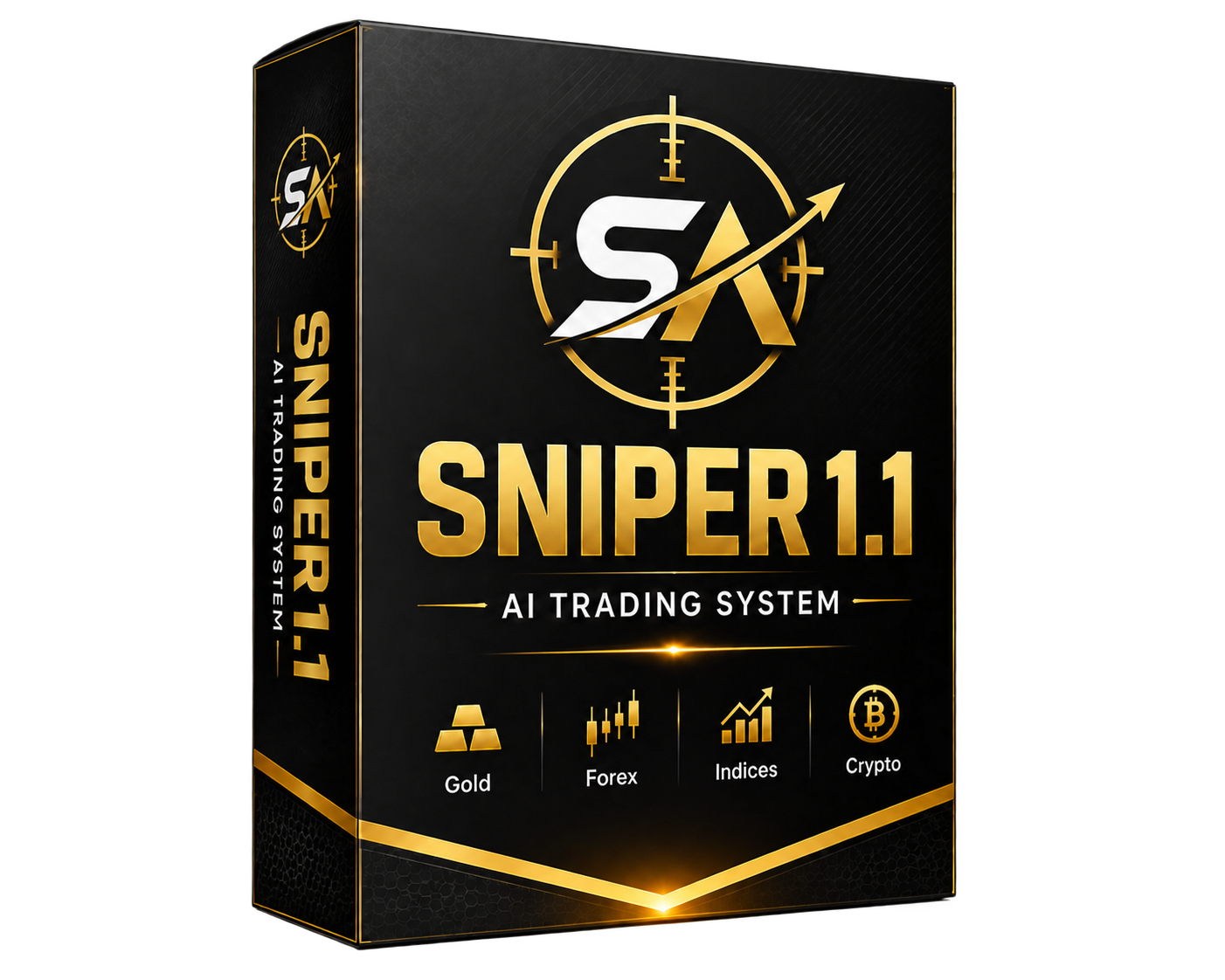 SNIPER 1.1 Precision AI — SniperAlgo AI trading system box