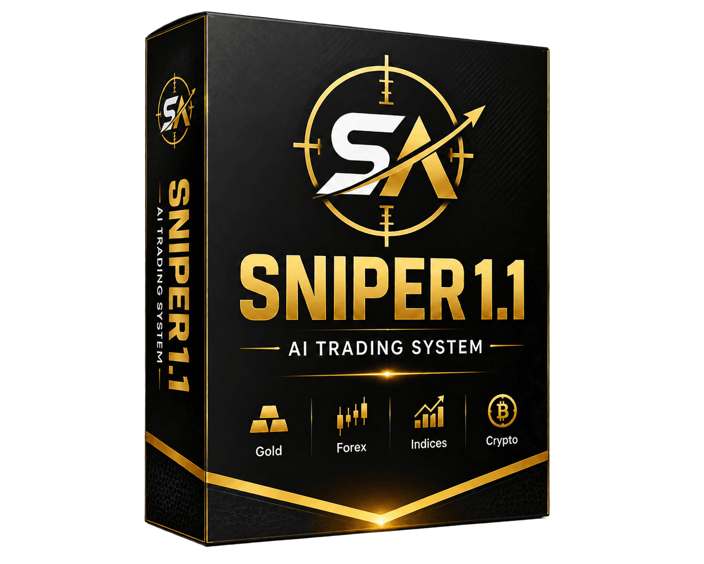 SNIPER 1.1 Precision AI — SniperAlgo AI trading system box